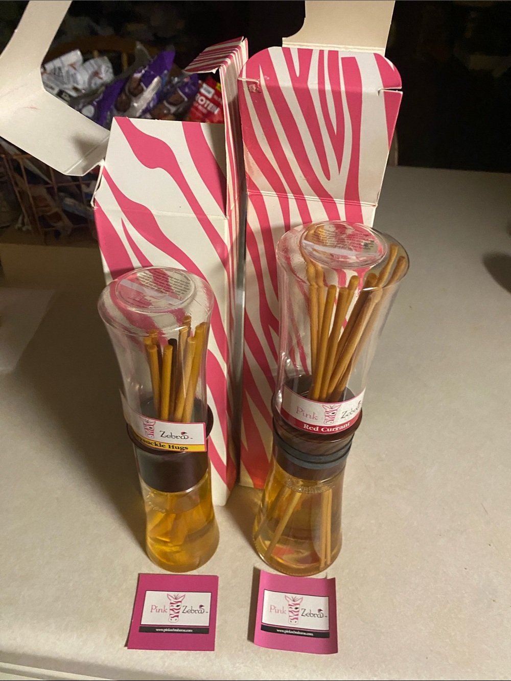 Pink Zebra Reed Diffusers